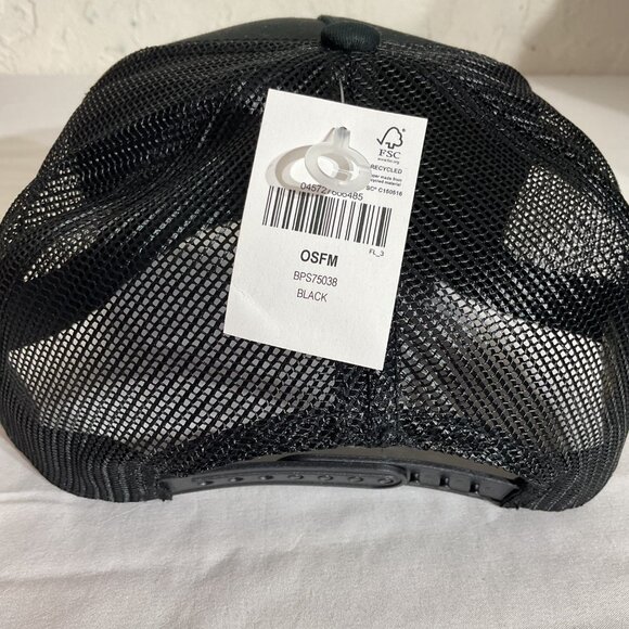 Bass Pro Shops Black Mesh Trucker Hat OSFM - Picture 6 of 6